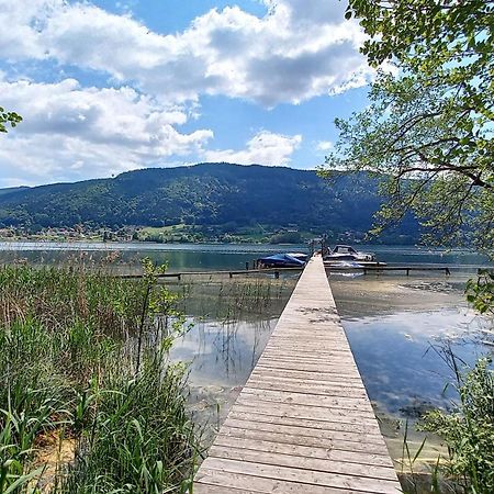 Kaspar Haus Kmb Seeblick Appartement Am Ossiacher See Mit Direktem Seezugang, Hallenbad Bodensdorf Eksteriør billede