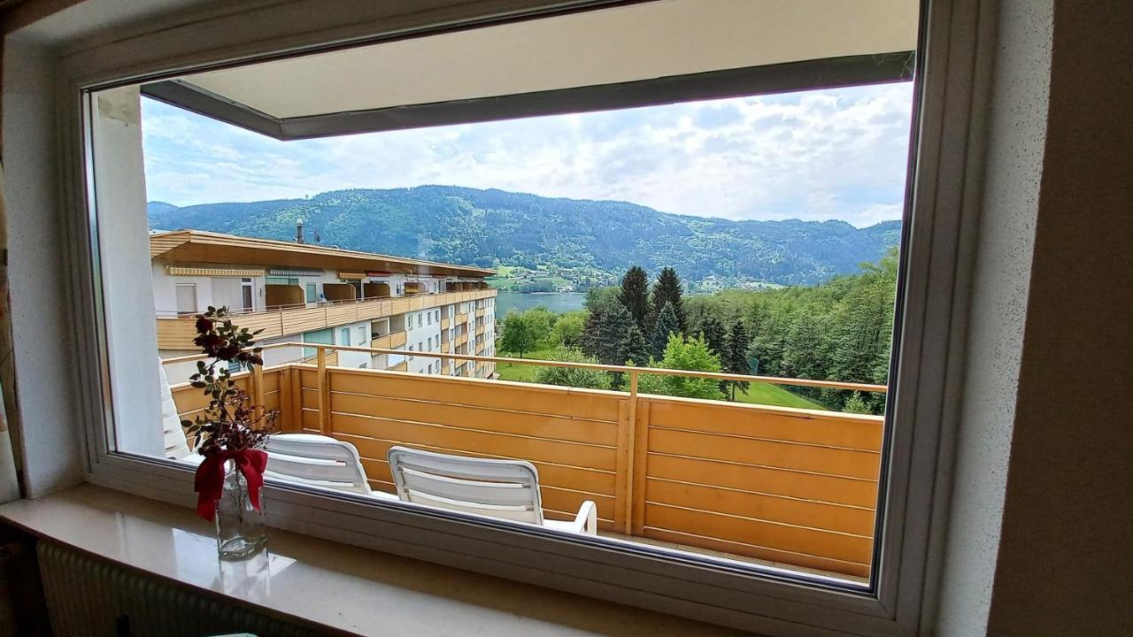 Kaspar Haus Kmb Seeblick Appartement Am Ossiacher See Mit Direktem Seezugang, Hallenbad Bodensdorf Eksteriør billede