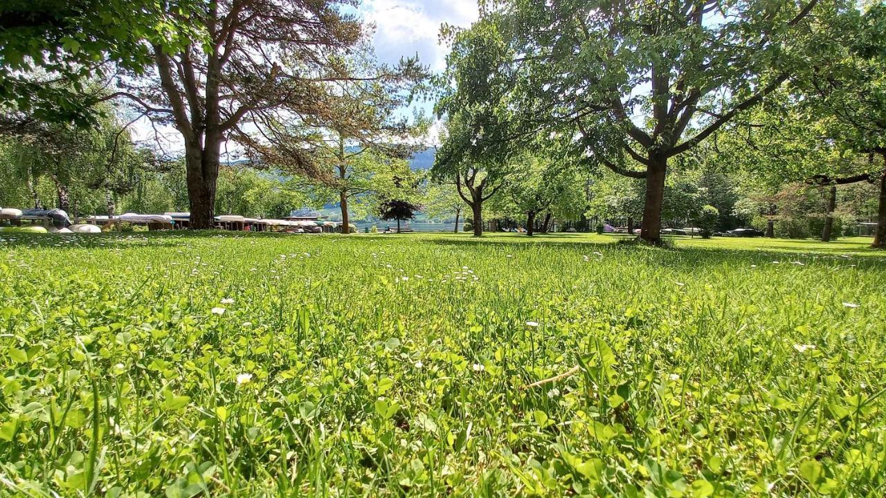 Kaspar Haus Kmb Seeblick Appartement Am Ossiacher See Mit Direktem Seezugang, Hallenbad Bodensdorf Eksteriør billede