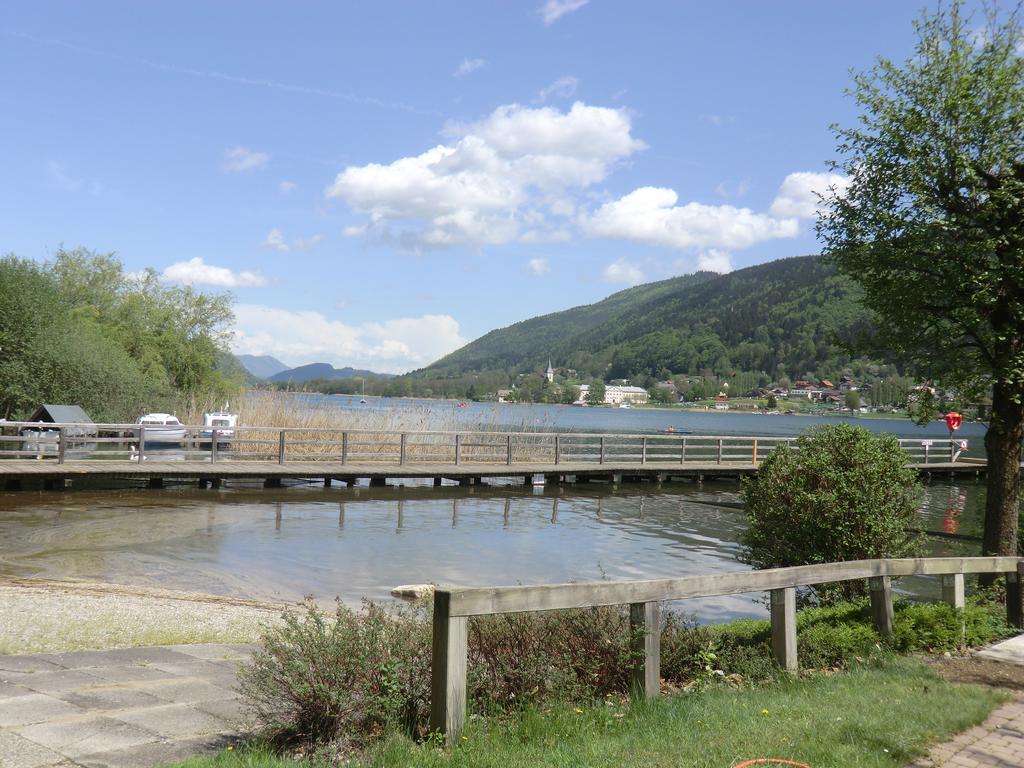 Kaspar Haus Kmb Seeblick Appartement Am Ossiacher See Mit Direktem Seezugang, Hallenbad Bodensdorf Eksteriør billede